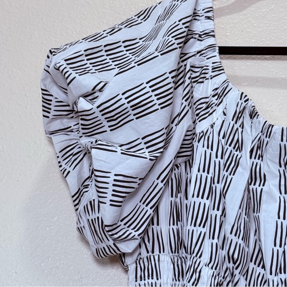 Maeve Puff-Sleeve Square-Neck Smocked Midi Dress 3X NWT - Picture 6 of 11